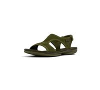 Camper Right Nina K201645, Sandalia T-Strap Mujer, Verde Medio 001, 37 EU