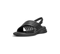Camper Sandalias Spiro K201494 X-Strap en cuero liso negro 37