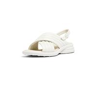 Camper Women's Spiro K201494 X-Strap Sandal, White Natural 003, 35 EU