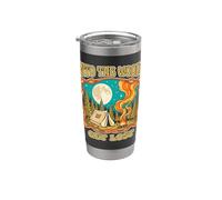 Camper Woods Get Lost Vaso térmico de acero inoxidable de doble pared
