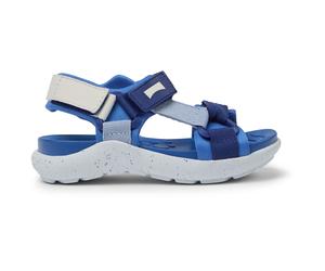 CAMPER Wous - Sandals for Girls - Blue, size 26, Cotton fabric