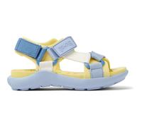 CAMPER Wous - Sandals for Girls - Blue,Yellow,White, size 27, Cotton fabric
