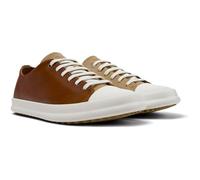 CAMPER Twins - Sneakers for Men - Beige,Brown, size 43, Smooth leather