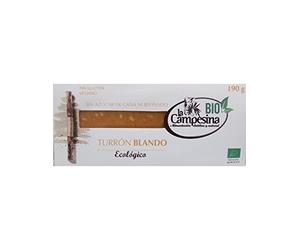 Campesina Turron Eco S/A Vegano Blando 190 Gr Turron Sin Gluten Eco Sin Azucar De Caða Ni Refina Campesina 300 g