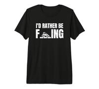 Campesino Campesina Tractor I'D Rather Be Farming Camiseta Premium