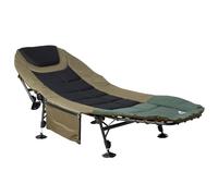 CampFeuer Cama de Pesca Acolchada XXL 200 x 81 x 41-98 cm | Camilla de Camping Plegable y Regulable en Altura con 6 Patas | Silla de Pesca, Catre Plegable, Cama Plegable Portátil para Exteriores