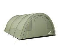 CampFeuer Tienda de Campaña Familiar Tipo Tunel para 4 Personas Multi | Columna de Agua 5.000 mm | con Suelo y Pared Divisoria | Enorme Vestíbulo | Tienda Camping, Tienda Grupo