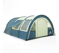 CampFeuer Tienda de Campaña Familiar Tipo Tunel para 4 Personas Multi | Columna de Agua 5.000 mm | con Suelo y Pared Divisoria | Enorme Vestíbulo | Tienda Camping, Tienda Grupo
