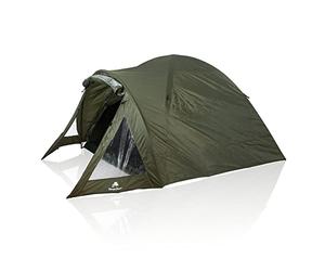 CampFeuer Tienda de Campaña para Pescar, 1 - 2 Personas Flash | Columna de Agua de 2000 mm | 3,17 x 2,36 x 1,5 m | Tienda de Pesca para Exterior y Camping, Tienda de Campaña Verde, Carpa