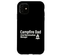 Campfire Dad, Jefe de Marshmallow Manager Outdoor Family Carcasa para iPhone 11