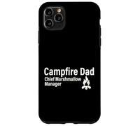 Campfire Dad, Jefe de Marshmallow Manager Outdoor Family Carcasa para iPhone 11 Pro MAX