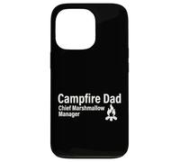 Campfire Dad, Jefe de Marshmallow Manager Outdoor Family Carcasa para iPhone 13 Pro