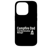 Campfire Dad, Jefe de Marshmallow Manager Outdoor Family Carcasa para iPhone 14 Pro