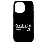 Campfire Dad, Jefe de Marshmallow Manager Outdoor Family Carcasa para iPhone 14 Pro MAX