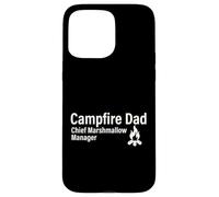 Campfire Dad, Jefe de Marshmallow Manager Outdoor Family Carcasa para iPhone 15 Pro MAX