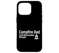 Campfire Dad, Jefe de Marshmallow Manager Outdoor Family Carcasa para iPhone 16 Pro