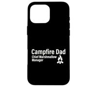 Campfire Dad, Jefe de Marshmallow Manager Outdoor Family Carcasa para iPhone 16 Pro MAX