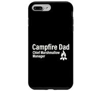 Campfire Dad, Jefe de Marshmallow Manager Outdoor Family Carcasa para iPhone 7 Plus/8 Plus