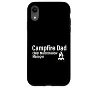 Campfire Dad, Jefe de Marshmallow Manager Outdoor Family Carcasa para iPhone XR