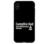 Campfire Dad, Jefe de Marshmallow Manager Outdoor Family Carcasa para iPhone XS MAX