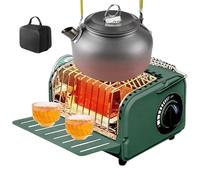 Campfire Heat Stove - 1200 W portátil Heater, Outdoor Cooking Burner, Compact Gas Stove, All-Season Tent Heating | Winter Camping Warm Shelter, ideal for Backpacking Hiking Fishing Trips