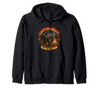 Campfire Nights Clear My Mind - Diseño de Aventura al Aire Libre Sudadera con Capucha