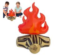 Campfire Toy - PVC Falta de fuego Artificial Inflable Falla Llama | Modelo de fuego | Decoración de Camping Jardín | Llama Inflable Divertido para la Escena de Noche Dispara Chicas g