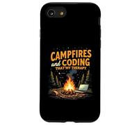 Campfires and Coding That's My Therapy Carcasa para iPhone SE (2020) / 7 / 8