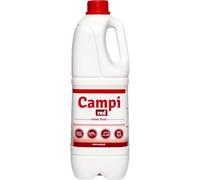 Campi red 2l WC Liquido para el deposito con agua limpia para enjuagar Concentrado