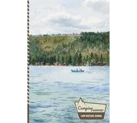 Camping Adventures Journal: A Guided Camp Travel Log for Kids and Adults - Emerald Ripples Edition