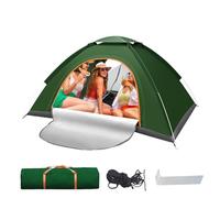 Camping al aire libre | Transpirable y resistente con bolsa de transporte, fácil de montar, camping para dos personas, para montañas, orillas del lago, verano, mochilero, senderismo y vacaciones