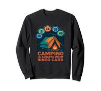 Camping Always on My Bingo Card - Divertido amante del bingo de camping Sudadera