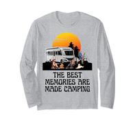 Camping Autocaravana Puesta de Sol Mejores Recuerdos RV Camping Diversión Manga Larga