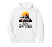 Camping Autocaravana Puesta de Sol Mejores Recuerdos RV Camping Diversión Sudadera con Capucha