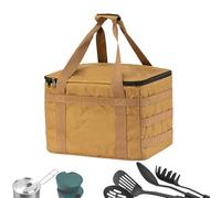Camping Bags for Organizing with 20L Waterproof Storage Cube | Ergonomic Bin Organizer for Travel, Hiking, Boat, Kayak, College Dorm, Outdoor Gear, Picnic & Car Trunk Storage Solutions