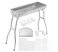 Camping BBQ Grill - Barbecue Cooking Burner | Stainless Steel Grill