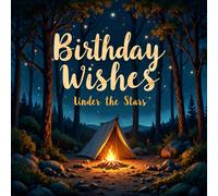 Camping Birthday Guest Book - Rustic Outdoor Campfire Party Sign-In Keepsake: Adventure Theme Memory Book with Gift Log, Photo & Message Pages for Nature Lovers