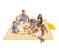 Camping Blanket - Portable Foldable Sand Mat, Large Outdoor Picnic Pad, Water Resistant Travel Mats | Suitable for Beach Garden Park Picnics Outdoors Adventures Hiking Family Fun Leisure Activities