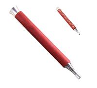Camping Blow Pipe, Retractable Fire Blowing Tool, Stainless Steel Air Blower with PU Grip for BBQ Fireplace Campfires, Portable Wind Tool for Outdoor Cooking and Heating