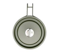 Camping Bowl - Contenedor de alimentos | Aleación de aluminio para exteriores Copa con asa y tapa | Taza de café portátil a prueba de polvo para picnic, viajes, actividades familiares, mochilas al