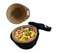 Camping Bowl | Stackable Dishes with Storage Bag,4-piece Salad Bowl | for Camping Travel Hiking Backpacking Picnic Party Outdoor Indoor Kitchen Home Dinner Lunch Barbacoa Beach