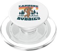 Camping Buddies Funny Camper Bigfoot Group Outdoor Sasquatch PopSockets PopGrip para MagSafe