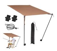 Camping Chair Shade, Folding Lounge Chair, 33.07x27.56x27.56 Inches Sun Protection Shelter, Portable Outdoor Umbrella Cover for Beach, Hiking, Fishing, Garden, Patio, Travel Use