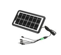 Camping Charging Solar Panel, Portable Waterproof Charger, 1.02x0.59x0.06 inches, 5-Port Outdoor Power Source, for Energy Converter Tool, Flashlight Phone Battery Bank, Travel Picnic Hiking