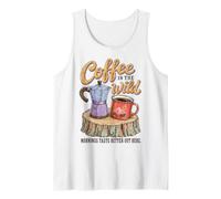 Camping Coffee Lover Outdoor Morning Wilderness Adventure Camiseta sin Mangas