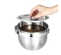 Camping Cook Pot, Backpacking Cookware, Stainless Steel Tableware, with Straining Lid Oil Storage Function for Travel, Hiking, Fishing, Bbq, Hunting, Kitchen Use, 1 Set
