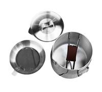 Camping Cooking Pot, 572 ml Saucepan, Portable Cooking Pot, Oven Safe Saucepan, Dishwasher Safe Cooking Pot, Ergonomic Handle Saucepan, Induction Ready Pot, Nonstick Camping Pan