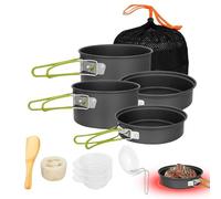 Camping Cooking Pot - Aluminum Alloy, Non-Stick Cookware,Camping Cooking Set For Hiking Backpacking Outdoor Kitchen Picnic 2 To 3 People