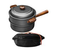 Camping Cooking Pot - Lightweight Double Layer Cookware