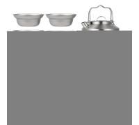 Camping Cooking Set, Glamping Cook Pot Sets, 8,34 pulgadas Lightweight & Compact Design, Survival Gear for Adults and Family Outdoor Travel, Hiking, Picnic, and Backpacking Adventure